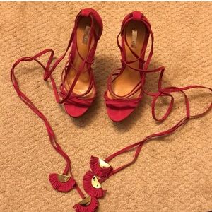 Schutz Gladiator heels.